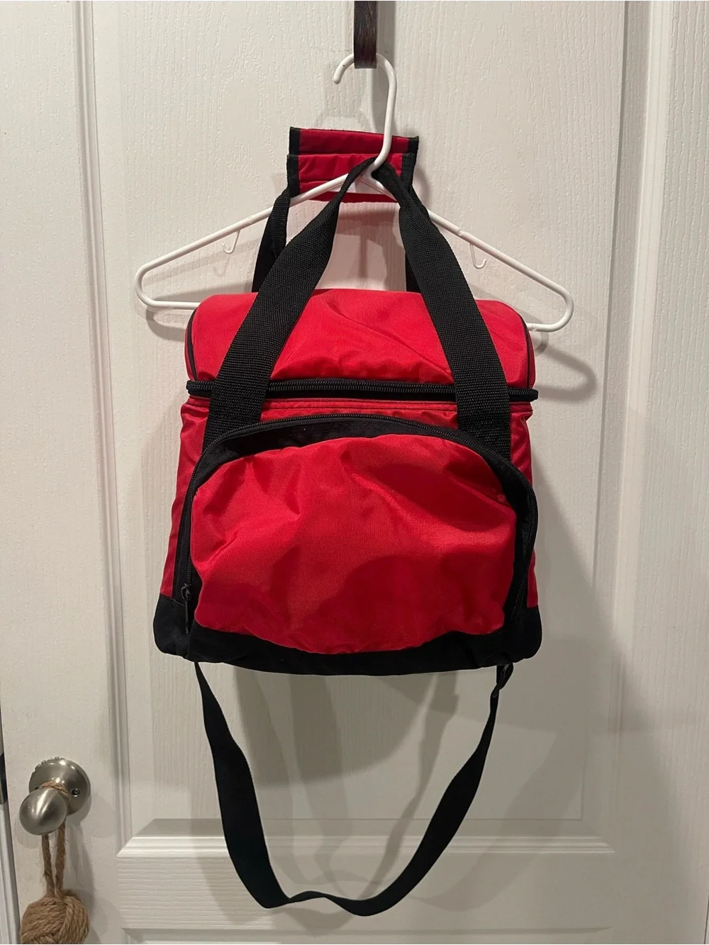 Red Insulated Lunch Bag Set